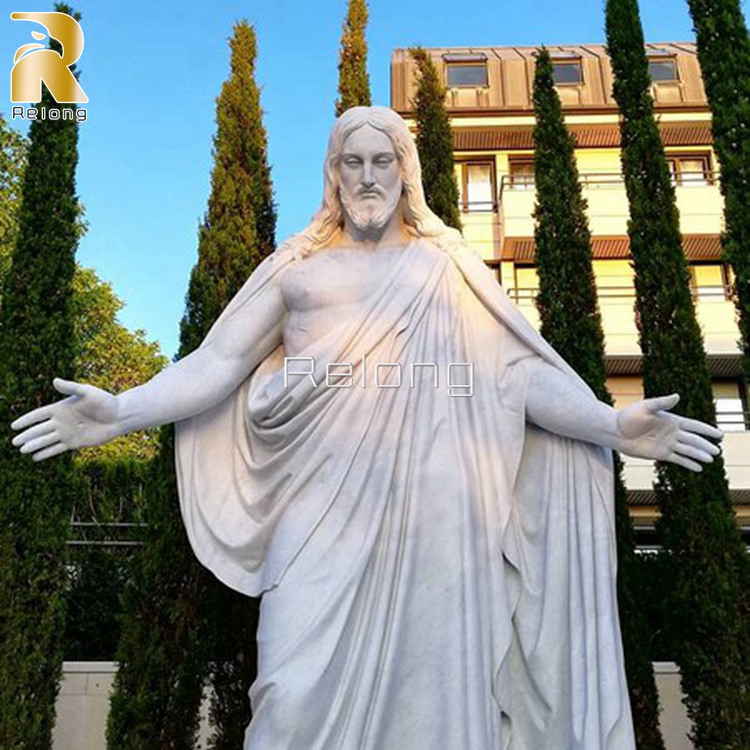 beautifully hand carved jesus statue