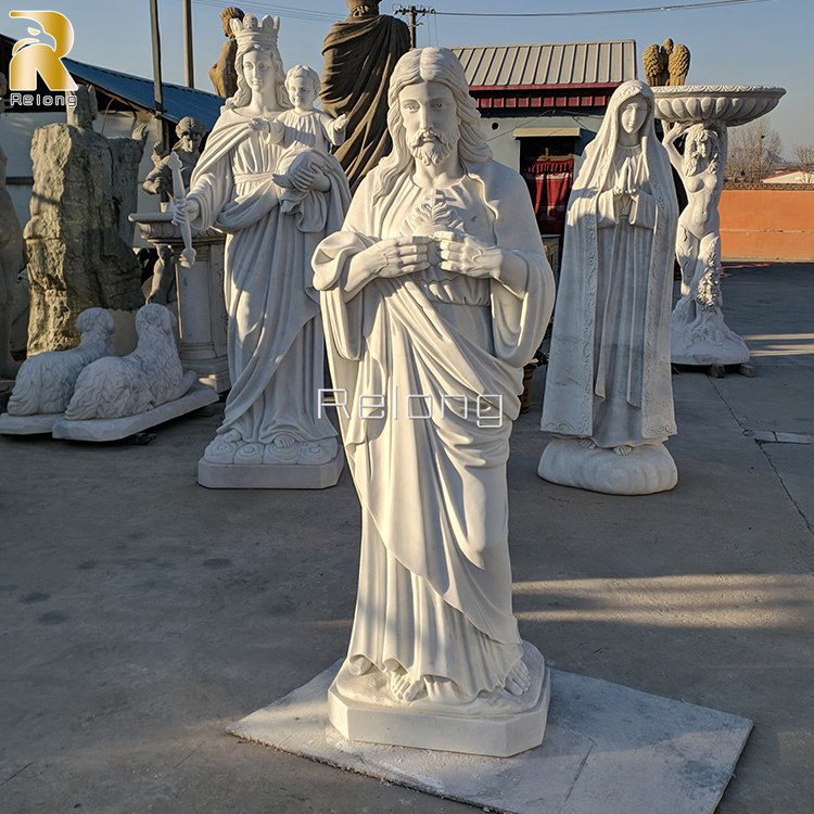 church marble jesus statue