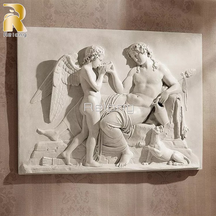 delicate marble relief sculpture-1
