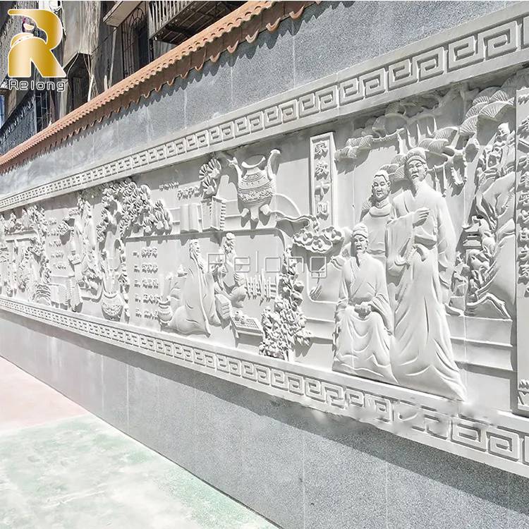 delicate marble relief sculpture-3