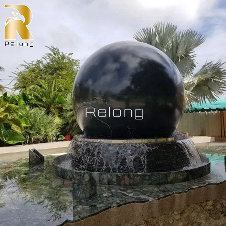 Large Outdoor Marble Rolling Ball Fountain Manufacturer MBF-001