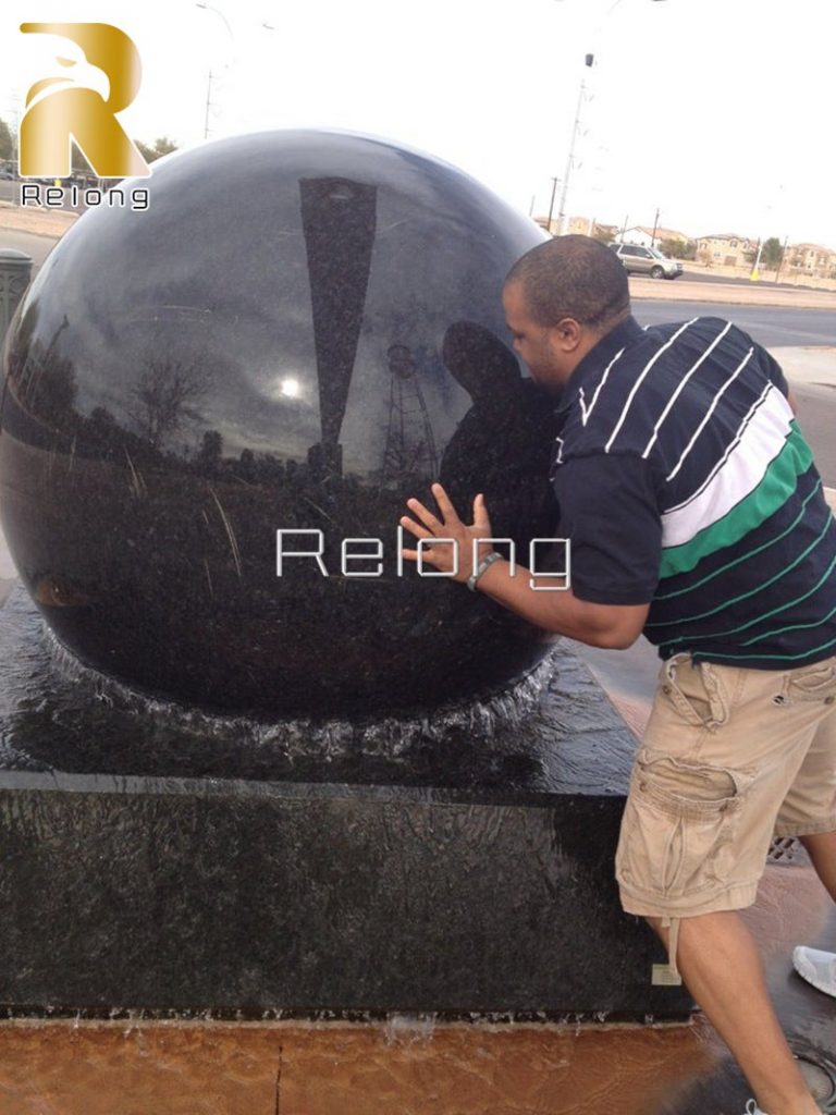 large sphere water ball fountain-Relong Art Sculpture1