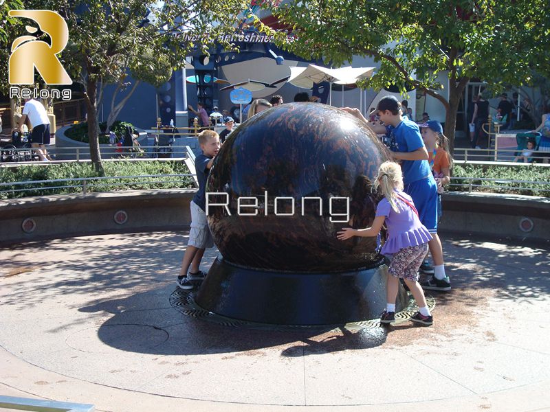 large sphere water ball fountain-Relong Art Sculpture2