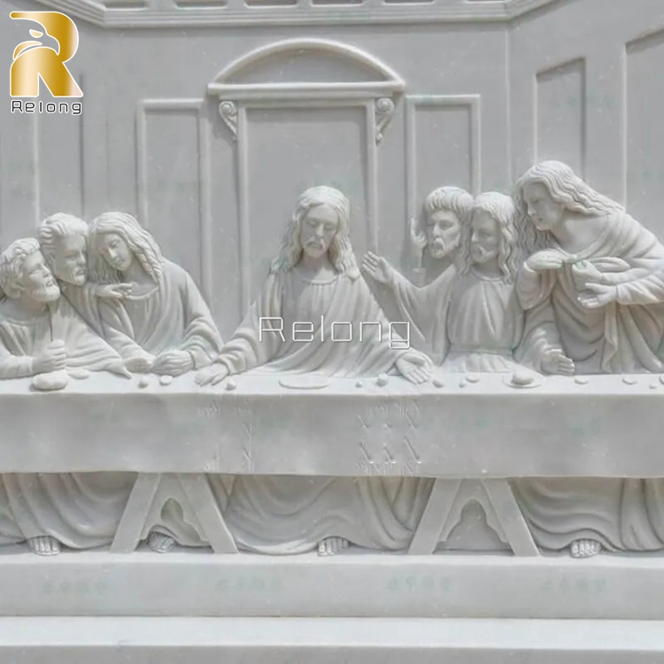 marble relief with jesus carvings-1