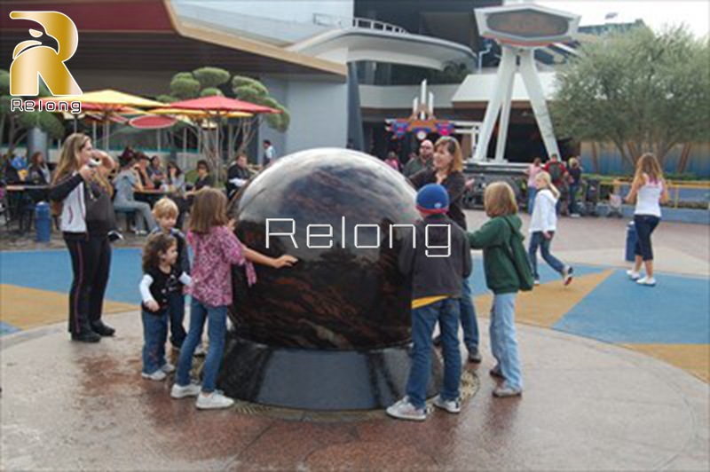 outdoor water ball fountain-Relong Art Sculpture