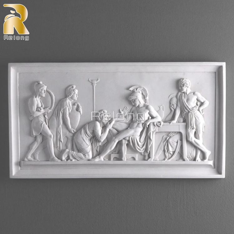 stunning marble relief