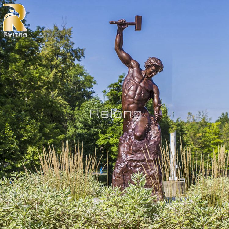 Custom self made man statue replica-3