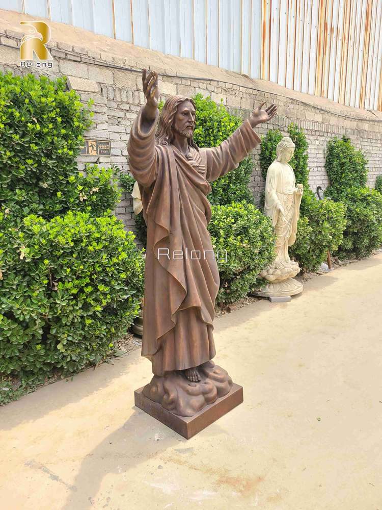 bronze Jesus statue-3