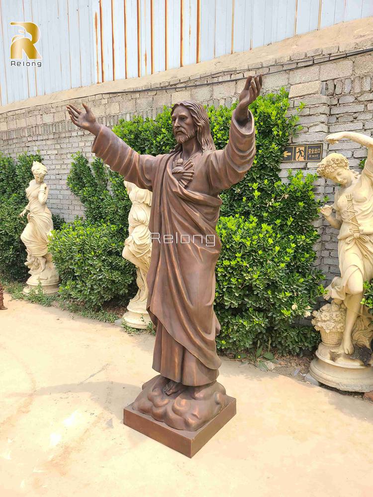 bronze Jesus statue-4