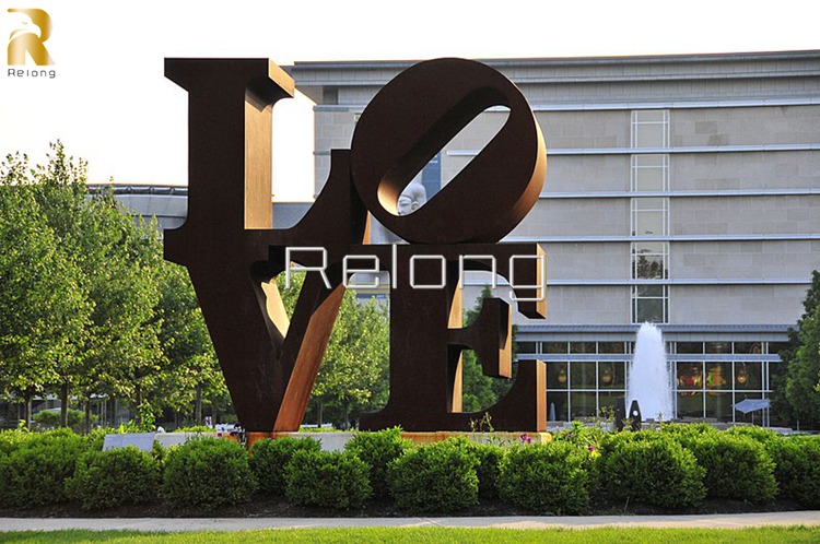 corten steel love for outdoor