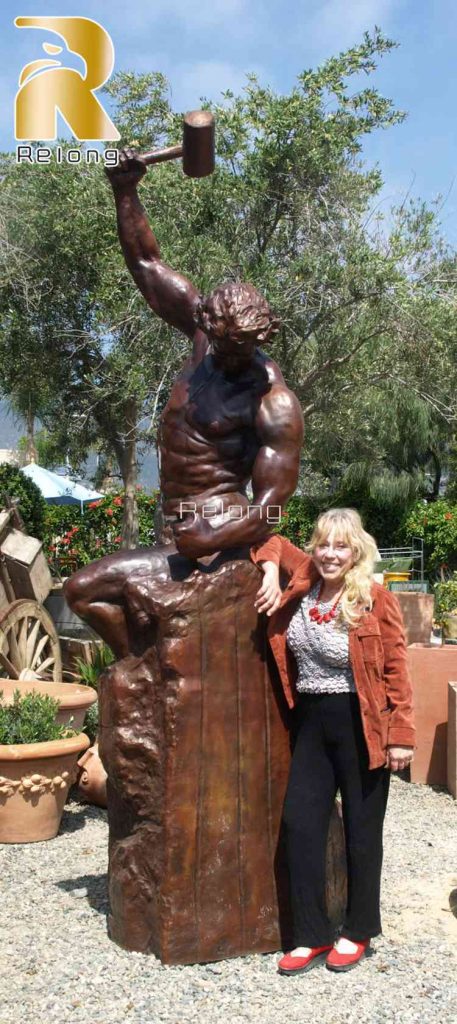 outdoor self made man statue for sale-1