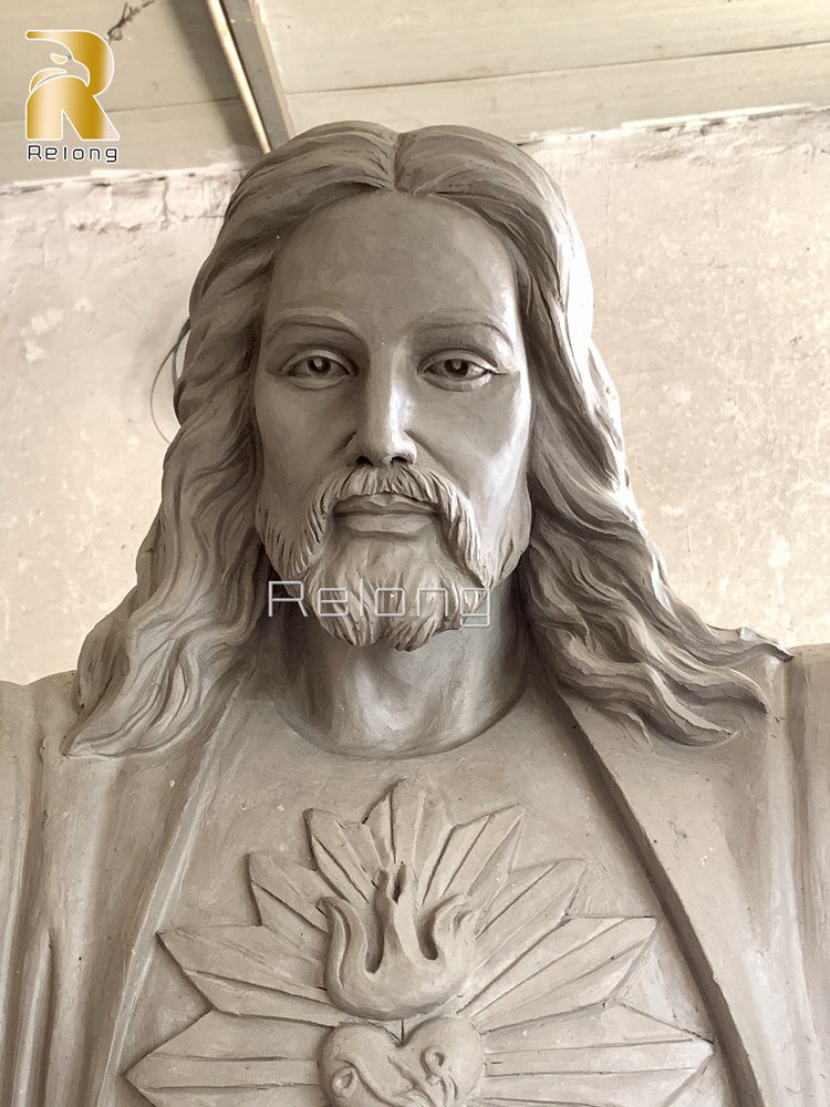 realitic jesus clay model