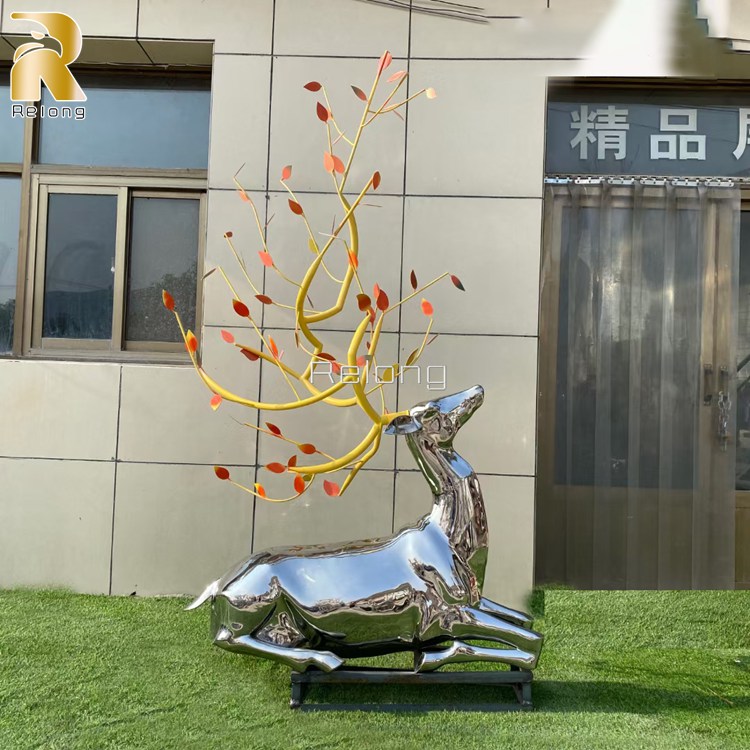 abstract deer sculpture