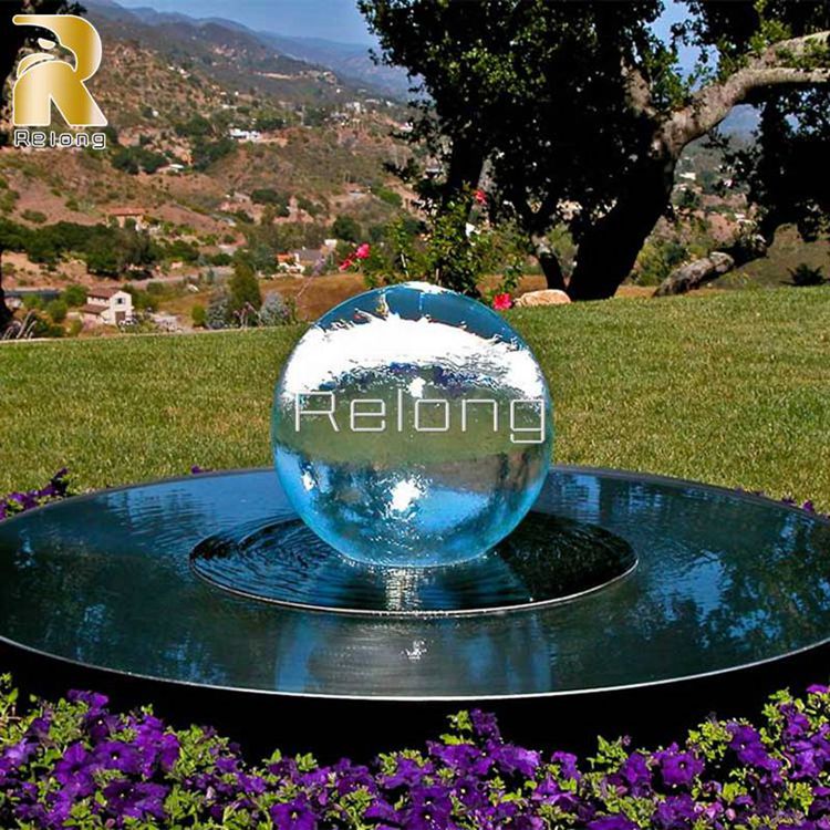 high-quality acrylic sphere water fountain