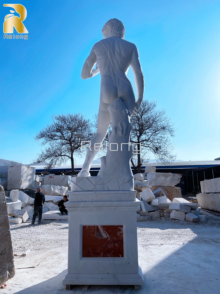 marble david statue.