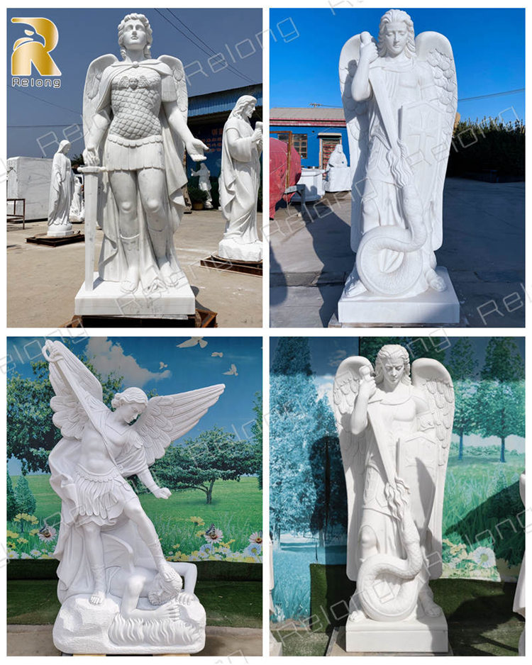 more St. Michael statue