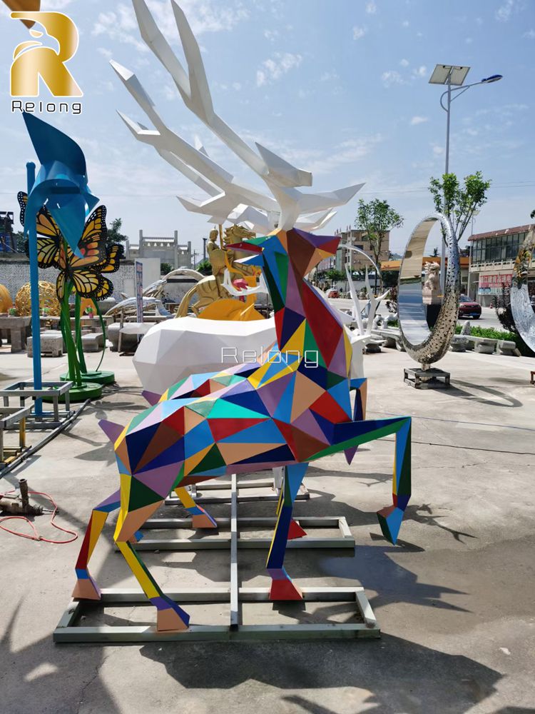 stainless steel animal sculpture-1