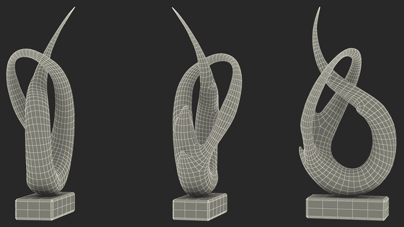 marble abstract modern sculpture