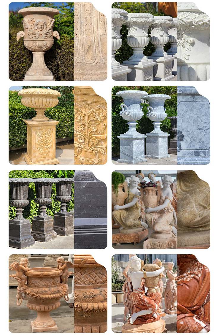 Multiple marble material and colors to choose from
