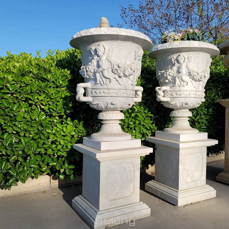 beautiful marble planter