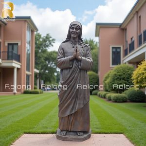 life size bronze Mother Teresa sculpture