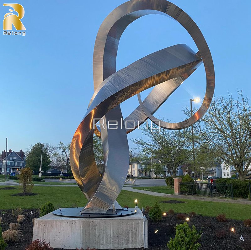Outdoor Large Abstract Modern Metal Sculptures Manufacturer RLCS-003