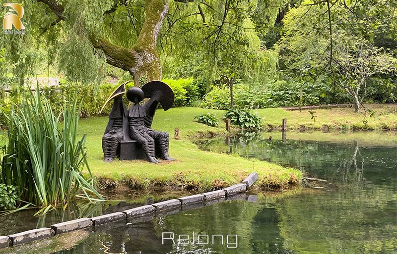 outdoor park bronze sculpture