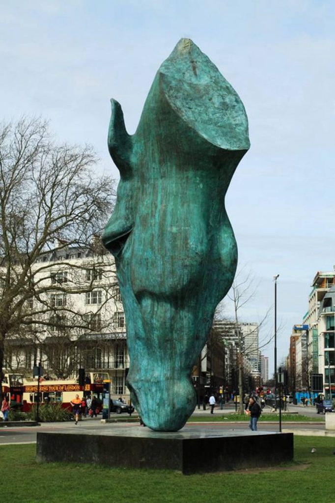 bronze horse head sculpture decor