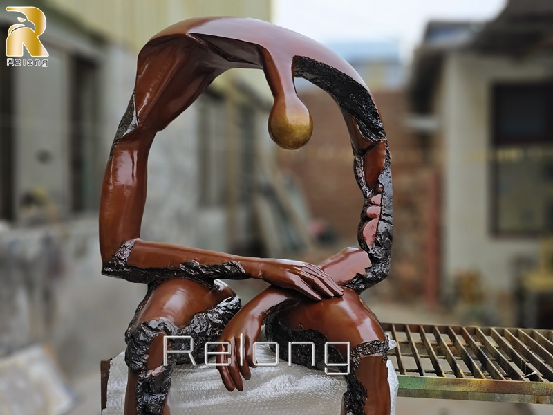 detailed bronze casting emptiness statue replica