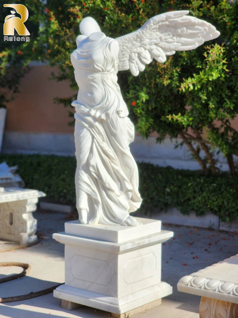 famous marble goddess of victory statue