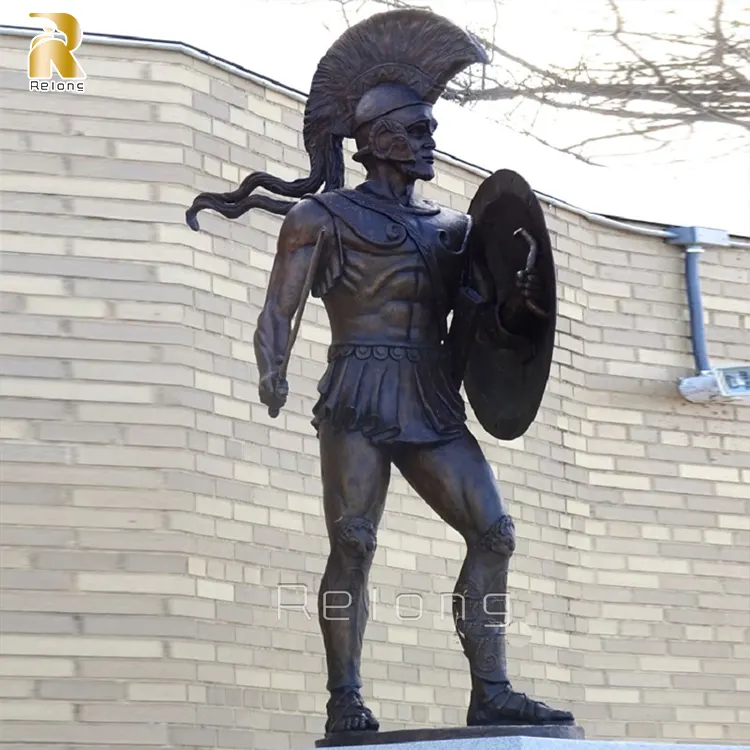 life size Spartan statue