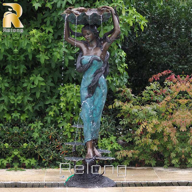 bronze lady statue fountain wholesale