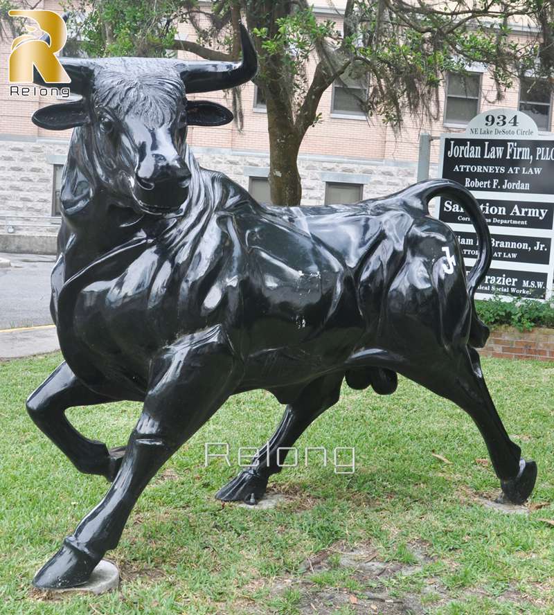 decorative bull sculpture for sale