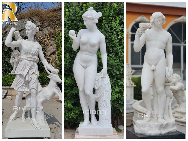 famous greek god marble statue