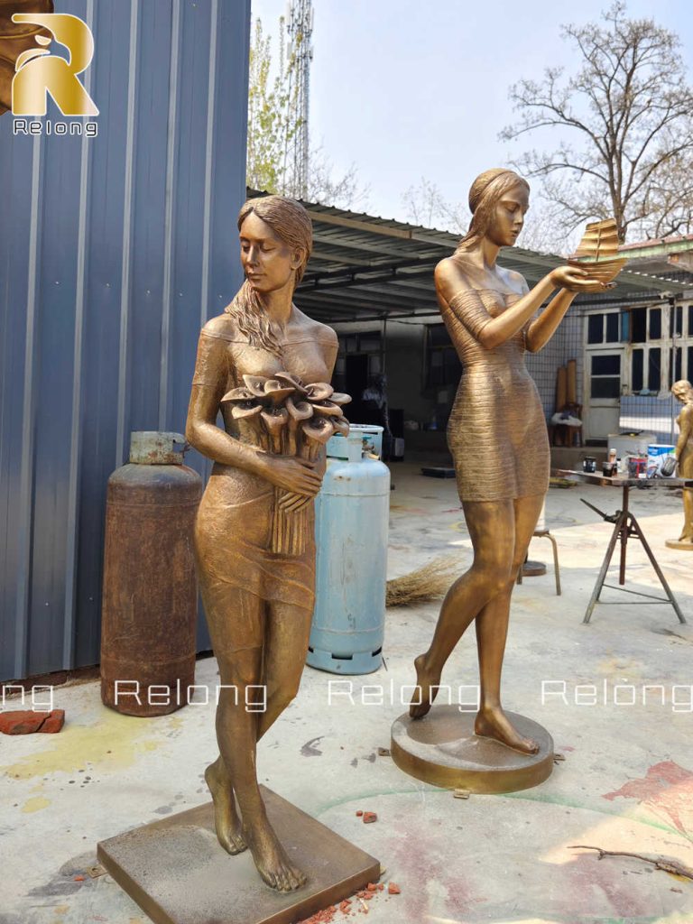 life size ballerina fountain sculpture