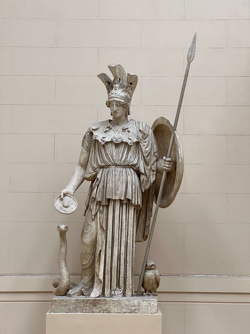 marble statue of athena