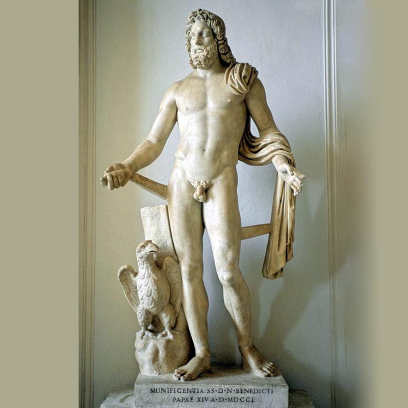 marble statue of zeus
