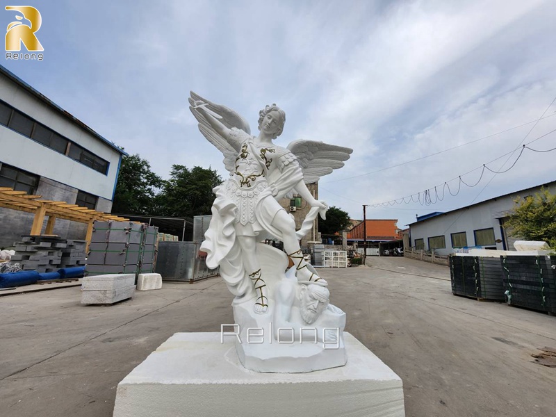 customized marble St. Michael statue