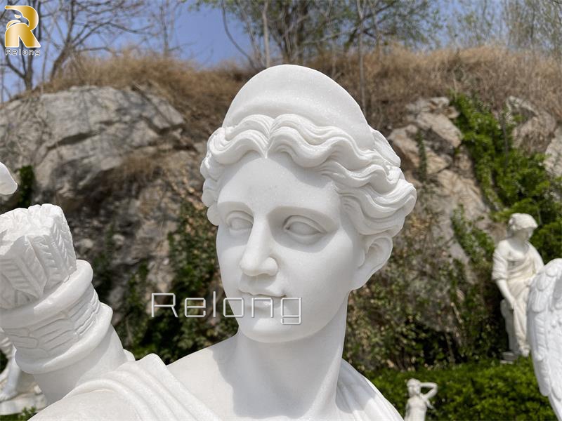 details of Artemis goddess statue