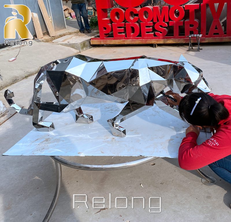 geometric animal statue for sale