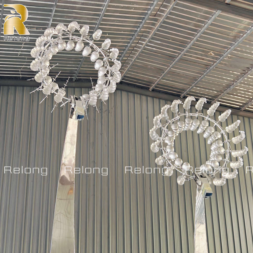 Relong Factory kinetic wind sculpture details
