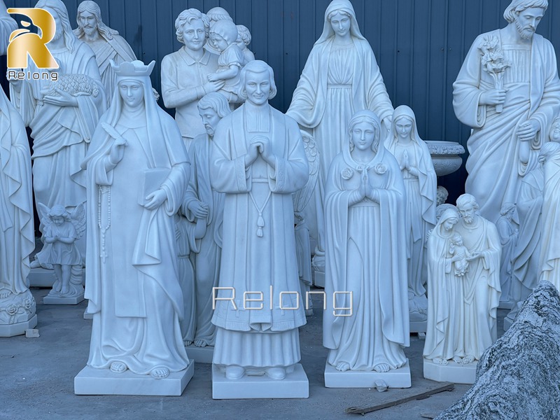 more marble religious statues