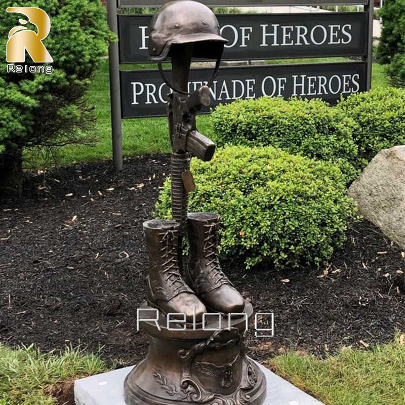 casting bronze fallen soldier statue