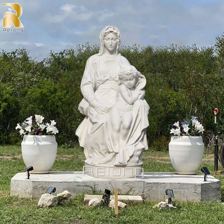 Bruges Madonna and child statue
