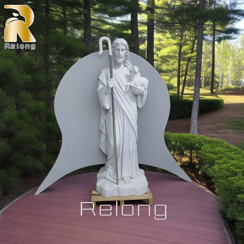 Jesus marble statue