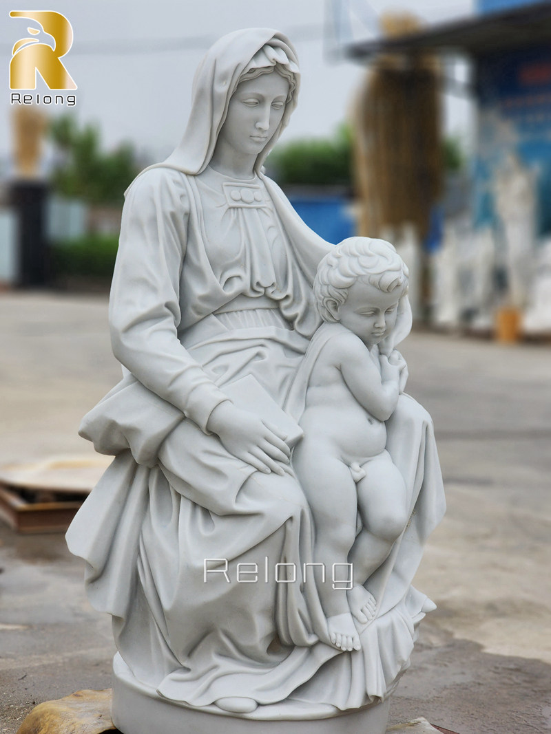Mary Jesus sculpture