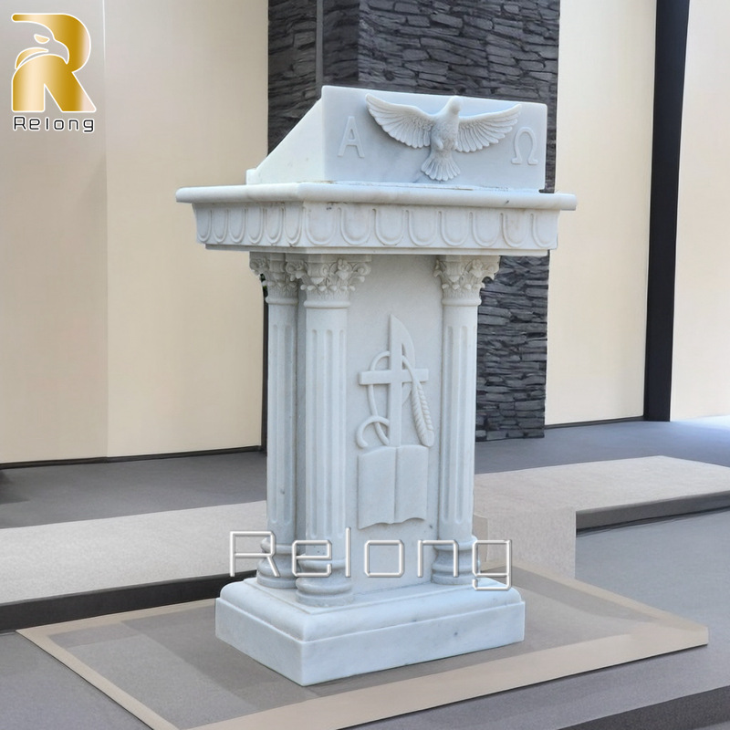 Custom Modern Marble Church Pulpits for Sale RLMA-006