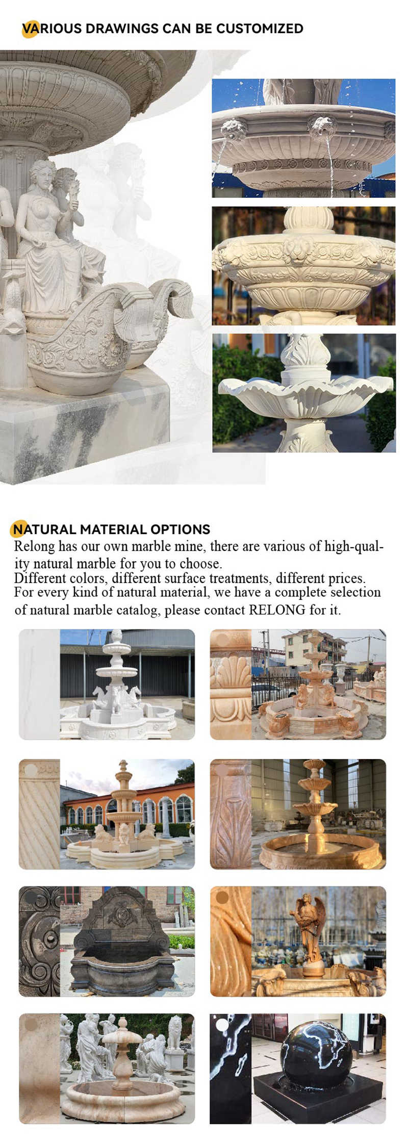 customized options