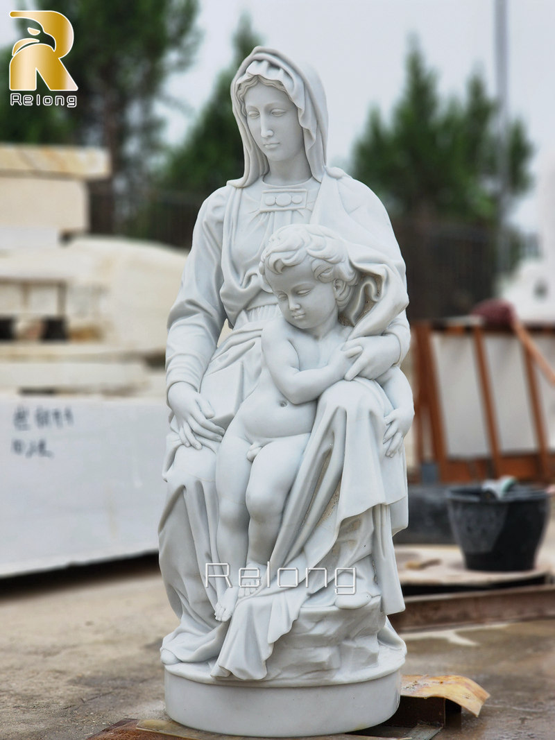life size Mary and Jesus statue for sale