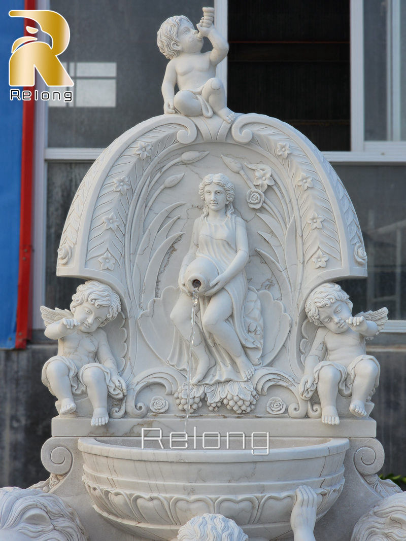 marble garden wall fountain